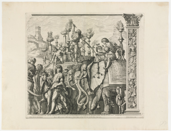 PLATE 5 FROM THE SERIES "THE TRIUMPH OF CAESAR"