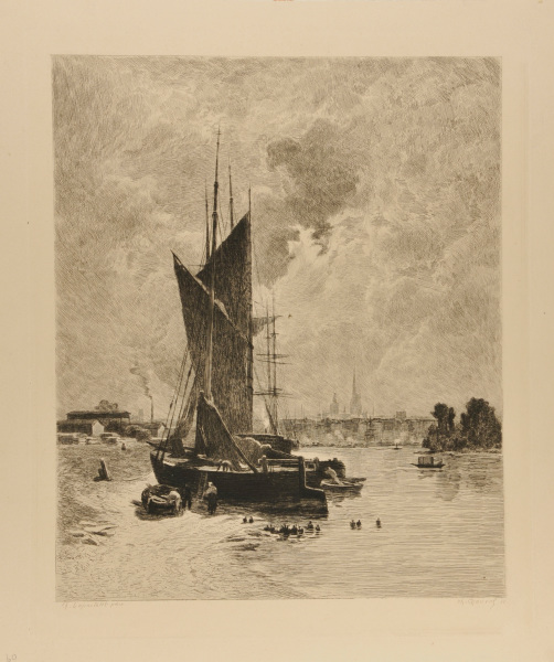 BOATS NEAR ROUEN