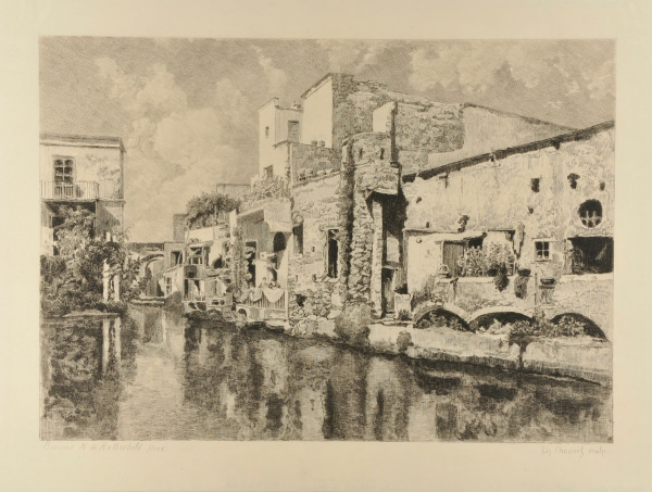 THE SARNO RIVER IN SCAFATI (ITALY)