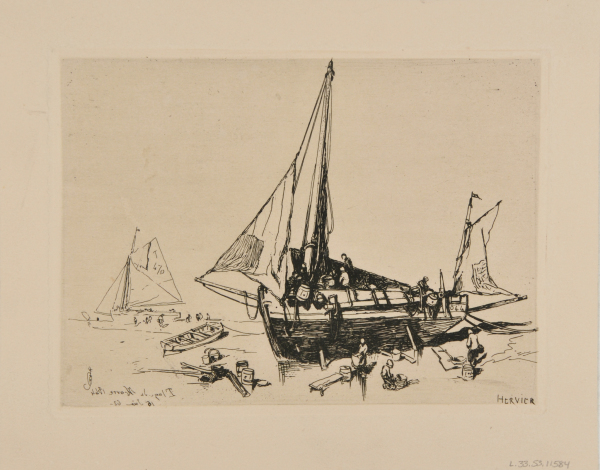 BEACH AT HÂVRE (16 JUNE 1862)