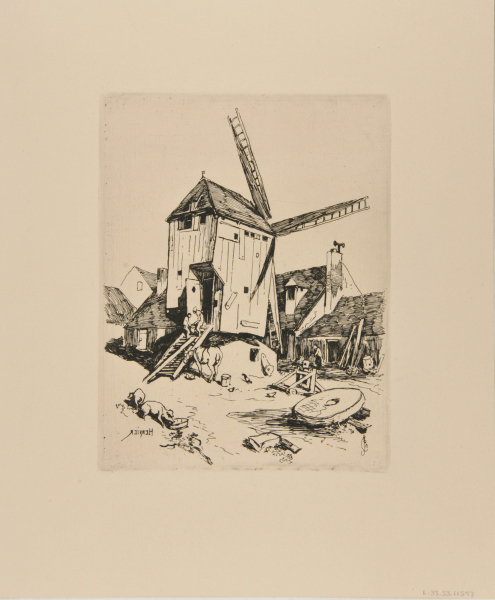 LANDSCAPE WITH A WINDMILL
