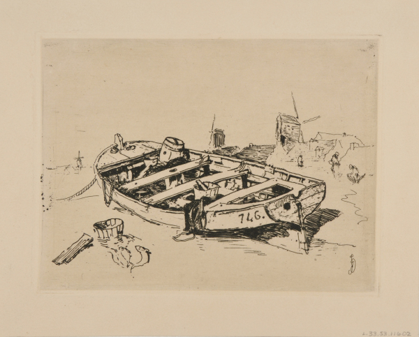 BARQUE DE PÊCHE 746 ET MOULINS