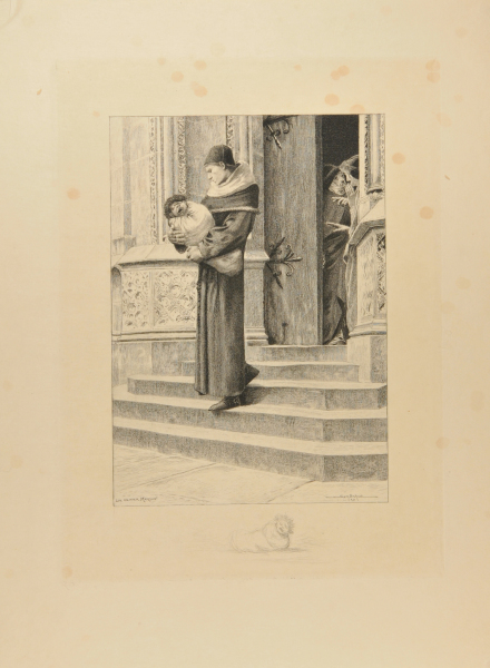 Illustration for Notre Dame de Paris (The Priest with the Foundling)