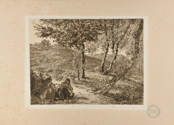 Berger et bergère conversant