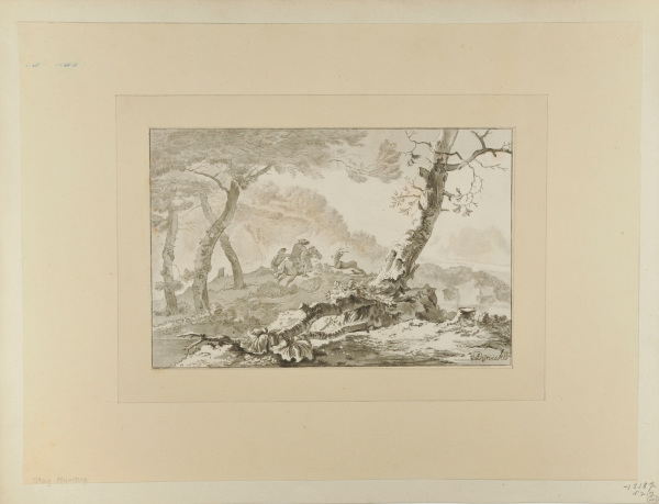 Stag Hunting, after Rynacker