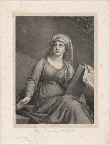 LADY HAMILTON AS THE CUMAEAN SYBIL
