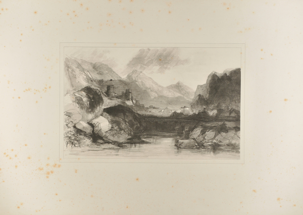 LANDSCAPE WITH VIEW OF A CASTLE