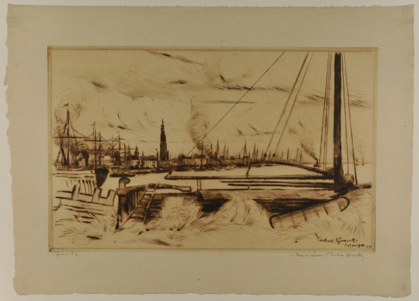 VIEW OF THE TÊTE DE FLANDRES, ANTWERP