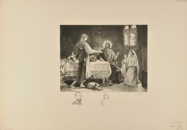 JESUS AT THE HOME OF MARTHA AND MARY