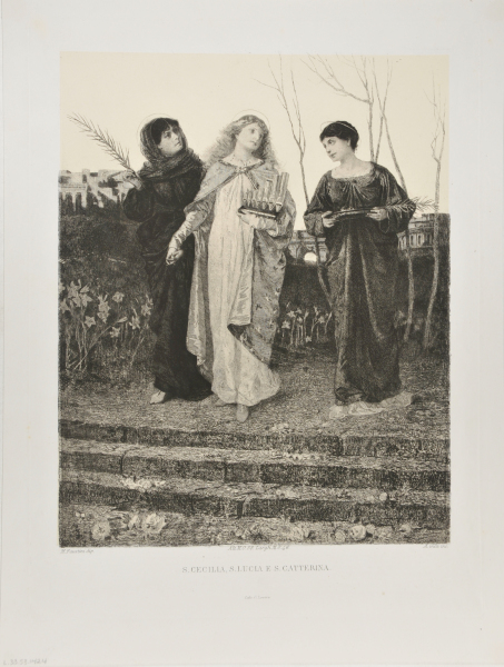 SAINT CECILIA, SAINT LUCY, AND SAINT CATHERINE