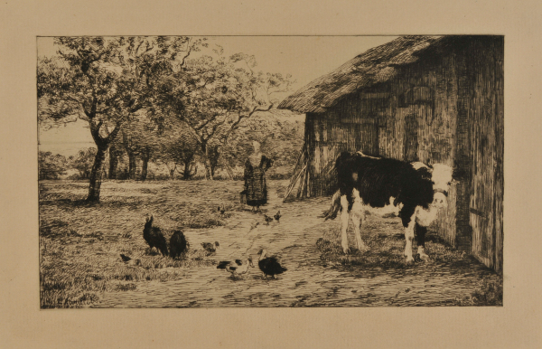 CORNER OF THE FARM, SAINT-SIMEON AT HONFLEUR