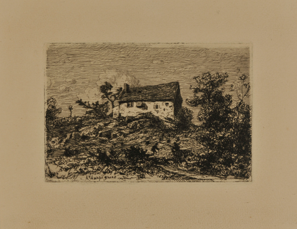 Cottage on a Rocky Hill