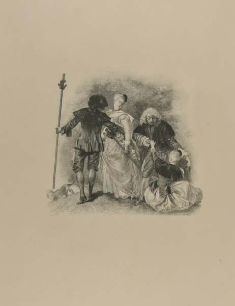 Section from the Embarquement pour Cythére