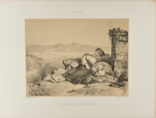 Un Abri dans la campagne de Rome