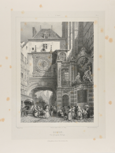 ROUEN: VIEW OF THE GREAT CLOCK