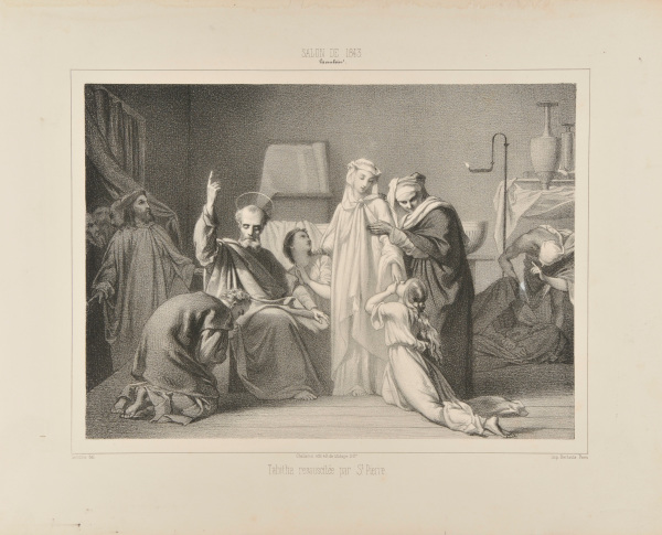 Tabitha Ressuscitée par St. Pierre after Laemlein
