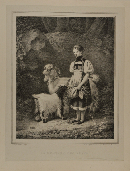 A SHEPHERDESS FROM THE ALPS
