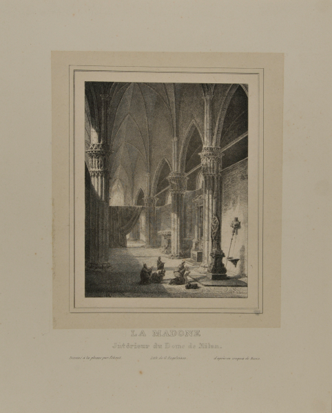 La Madone, Intérieur du Dome de Milan