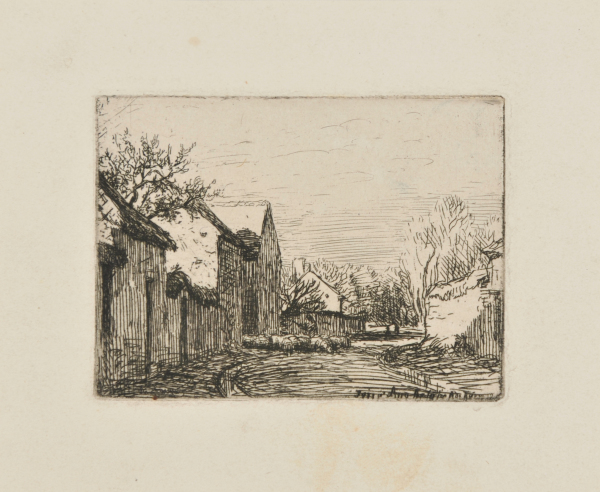 THE STREET IN BARBIZON