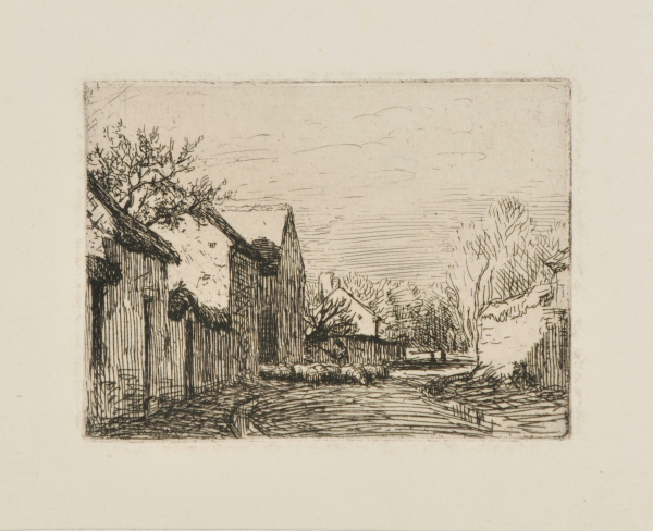 THE STREET IN BARBIZON