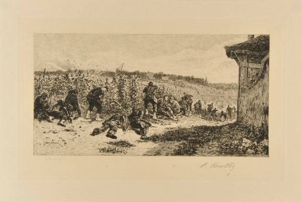 THE SKIRMISHERS OF THE SEINE AT THE RUEIL-MALMAISON'S FIGHT