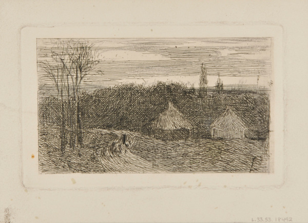 BRIGNANCOURT - SMALL LANDSCAPE SKETCH