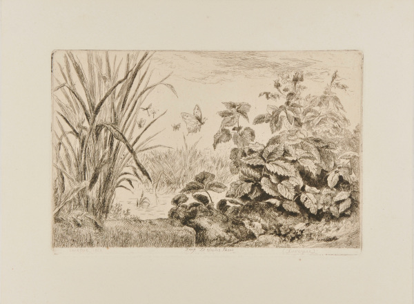 Landscape by a Pond (Auvergne)