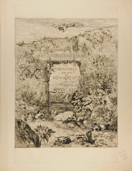 FRONTISPIECE FOR EAUX-FORTES MODERNES (LA SOCIÉTÉ DES AQUA-FORTISTES, 2ÈME ANNÉE)