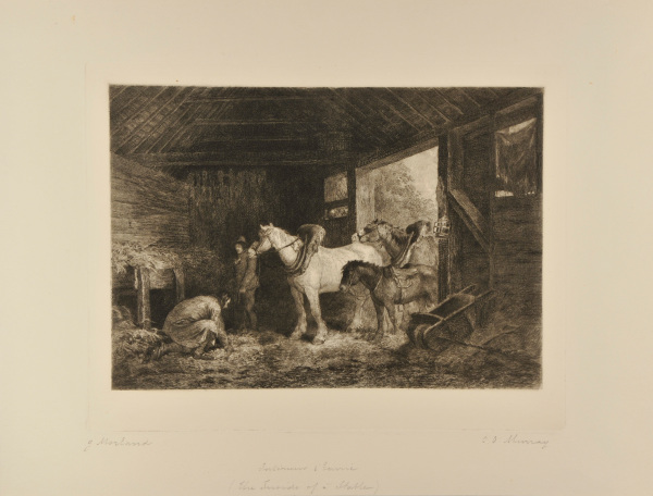 THE INSIDE OF A STABLE