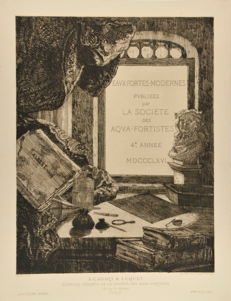 Title page for La Société des Aqua-fortistes