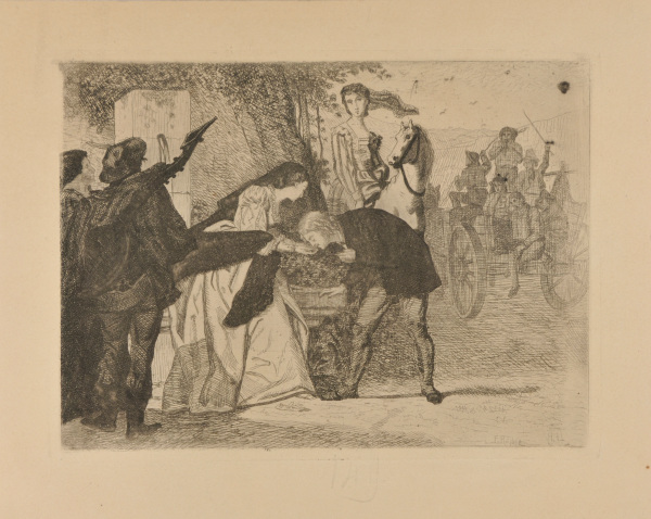 Man Drinking from Woman's Hands