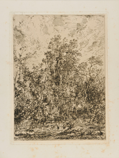 Landscape: Marsh with Heron