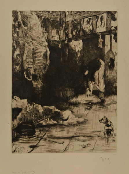 HURLOT'S BUTCHER SHOP IN BRAY-SUR-SEINE