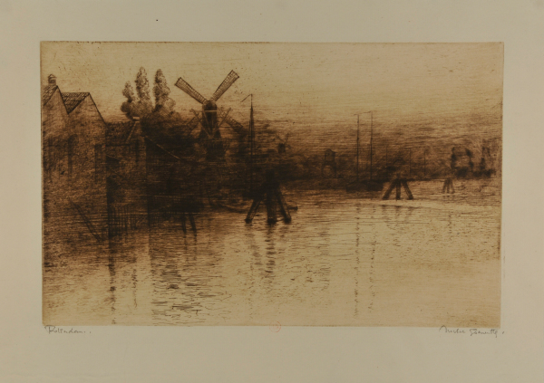 THE MEUSE RIVER IN ROTTERDAM