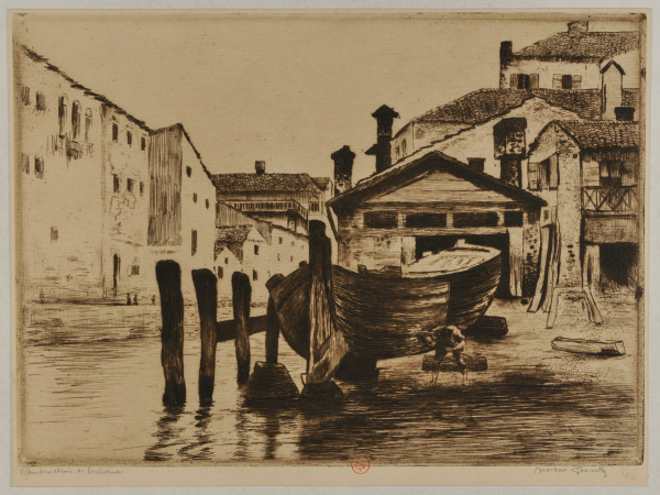 BOAT BUILDING, VENICE