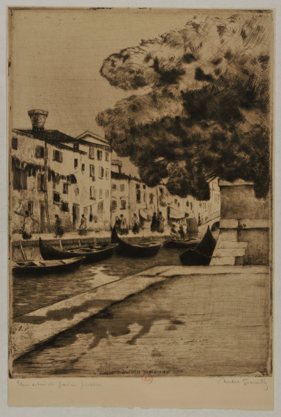 ENTRANCE TO THE PUBLIC GARDEN, VENICE