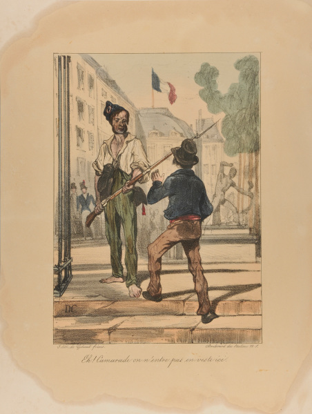 EH! CAMARADE ON N'ENTRE PAS EN VESTE ICI