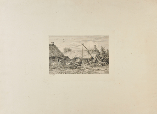 LANDSCAPE: THATCHED COTTAGES