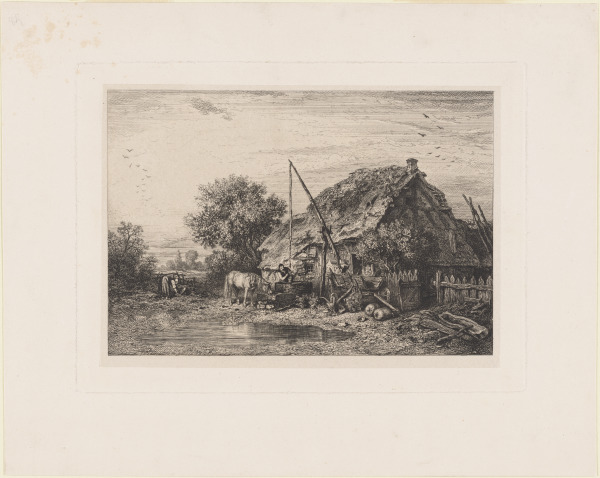 LANDSCAPE: THATCHED COTTAGE