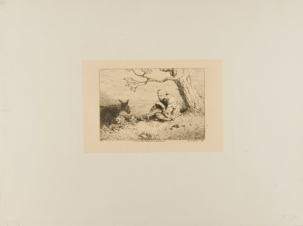 LANDSCAPE: A DONKEY DRIVER