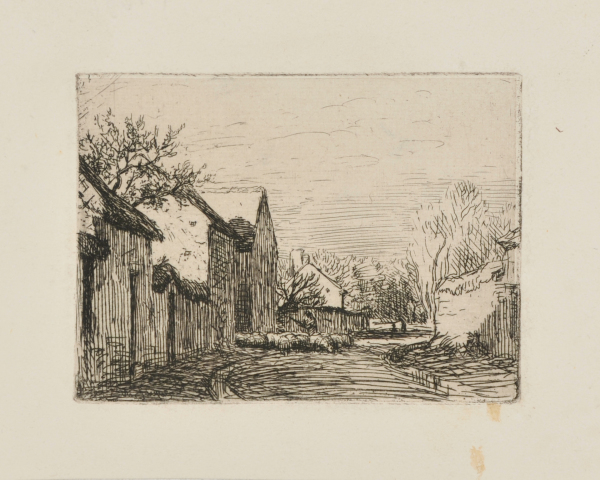 THE STREET IN BARBIZON