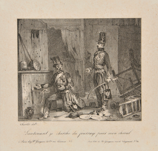 LIEUTENANT I AM LOOKING FOR HORSE FEED