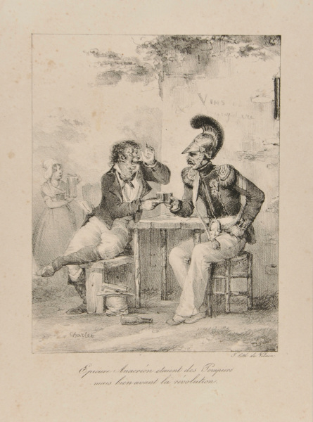 EPICIURUS AND ANACREON WERE POMPIERS BUT WELL BEFORE THE REVOLUTION