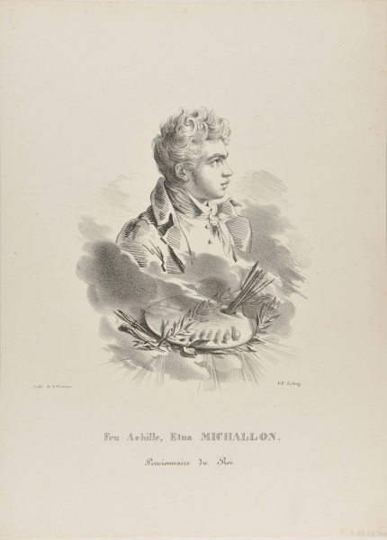 Feu Achille, Etna Michallon, Pensionnaire du roi