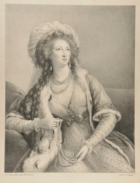 THE COMTESSE DE CLERMONT-TONNERRE AS A SULTANA