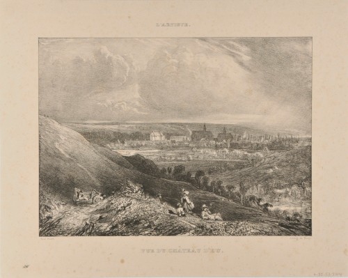 Vue du Château d’Eu