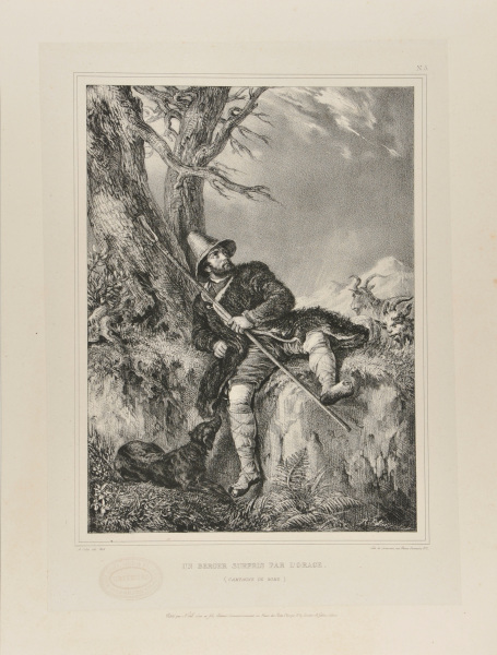 Un Berger surpris par l’orage