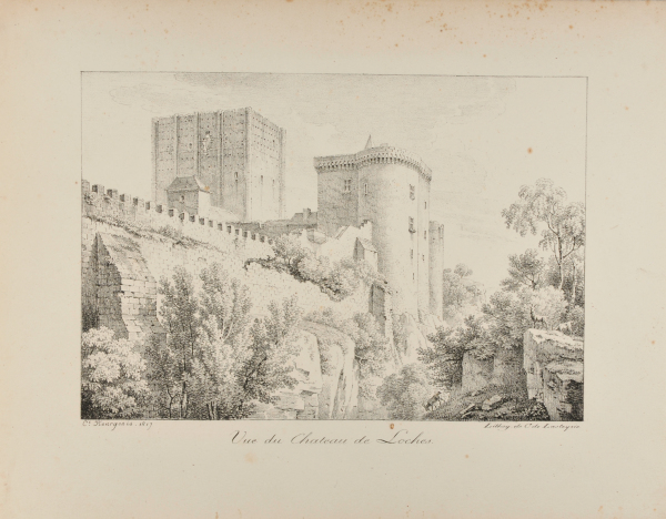 VIEW OF LOCHES CASTLE