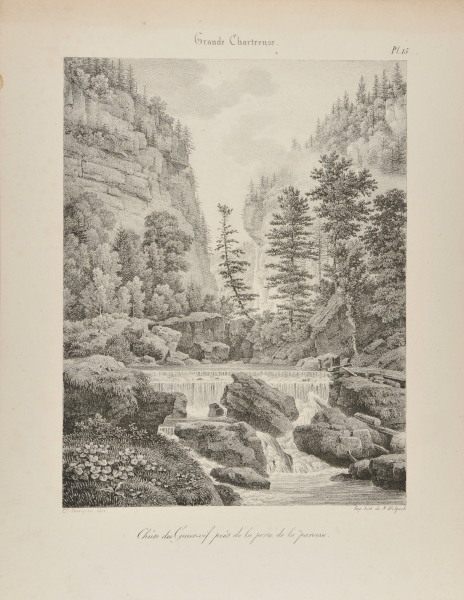 WATERFALL OF GUIER-VIF NEAR THE OPENING OF THE PAROISSE