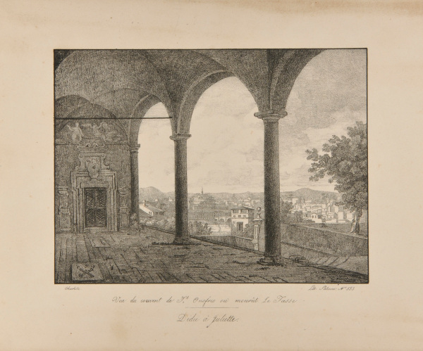 VIEW OF THE CONVENT AT SANT'ONOFRIO WHERE TORQUATO TASSO DIED